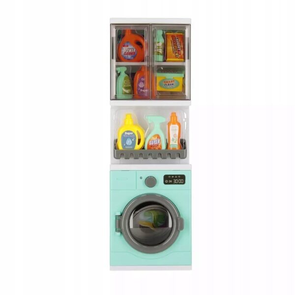 Badezimmermöbel-Set für Puppen mit Waschmaschine und Mega Creative 3+ Zubehör