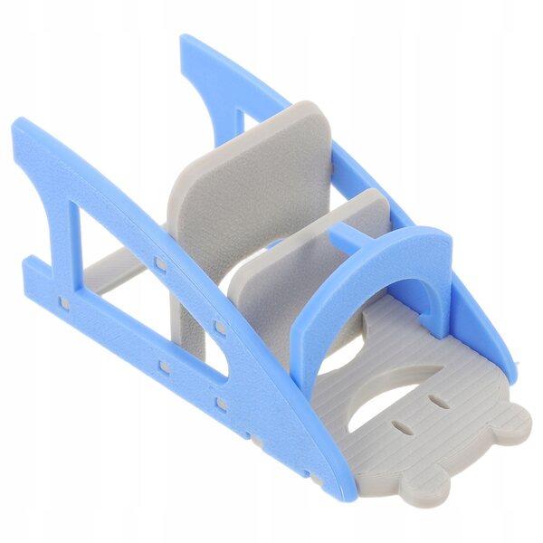 Blauer Mini-Stuhl für Puppen – realistischer Futterstuhl 8,5 cm