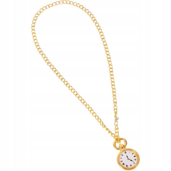 Mini orologio da tasca vintage in metallo per case delle bambole, colore oro