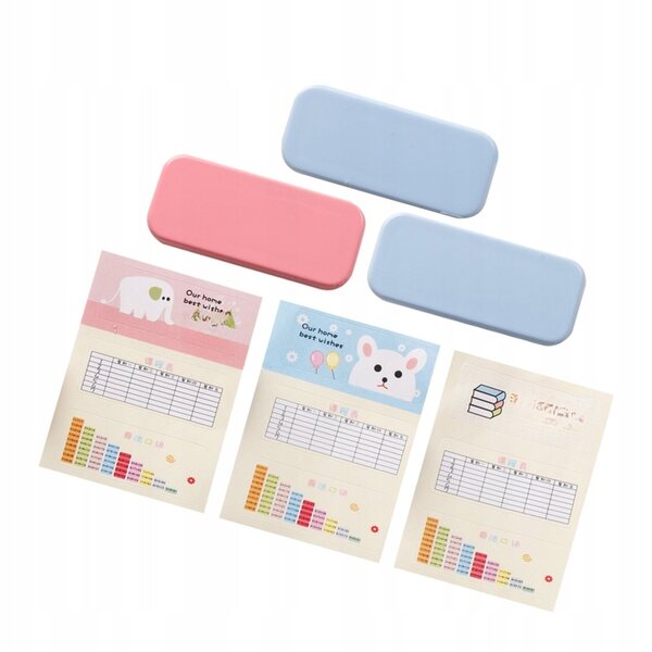 Set 3 Mini Astucci Colorati per Casa delle Bambole, Materiale Resistente