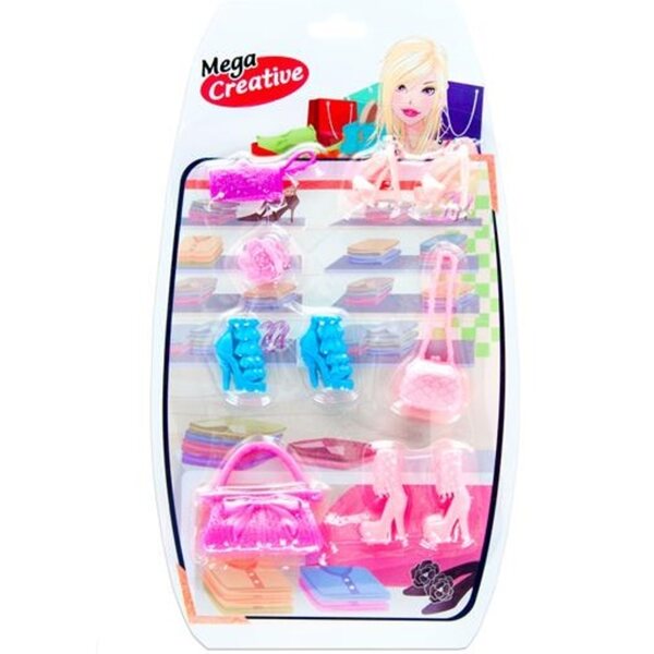 Set aus Schuhen und Accessoires für Mega Creative Dolls – 3+ Jahre