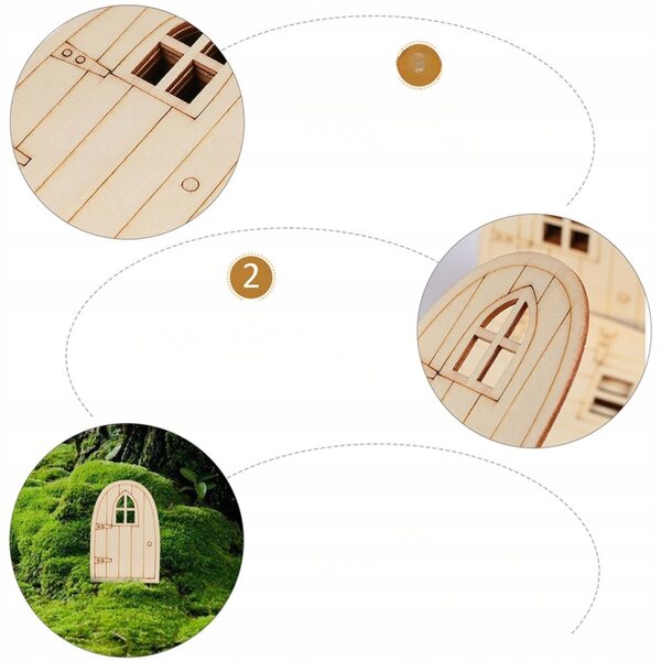 10 dekorative Mini-Gartentüren aus Holz zum Selbermachen