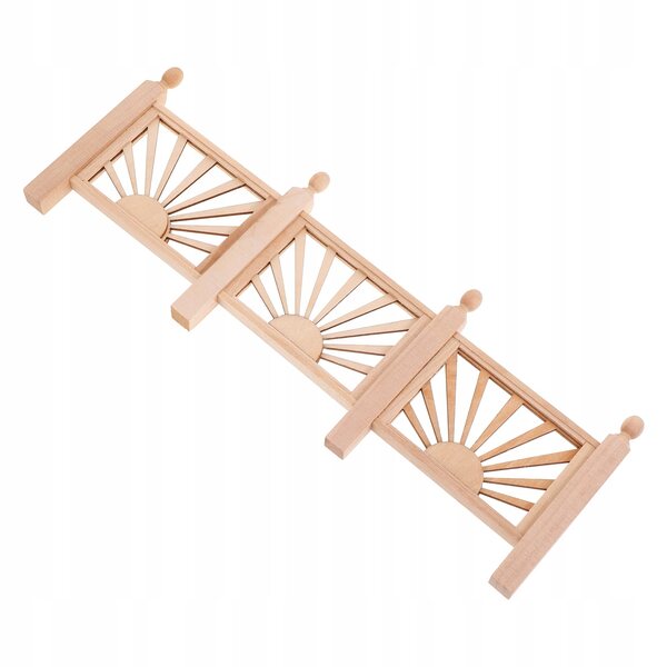 Mini Recinzione in Legno Beige per Bambini - Accessorio Imperdibile per Casa Gioco