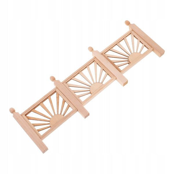 Mini Recinzione in Legno Beige per Bambini - Accessorio Imperdibile per Casa Gioco