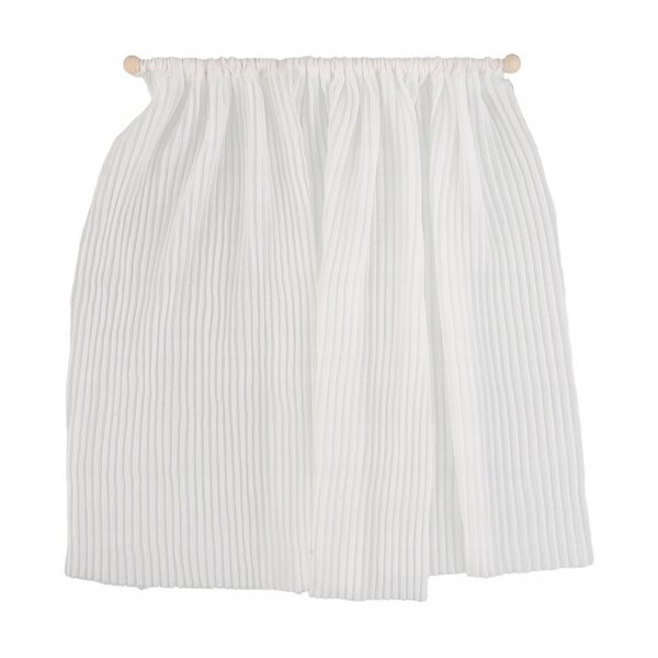 Mini tende bianche in tulle per piccole finestre della tua mini casa 1:12