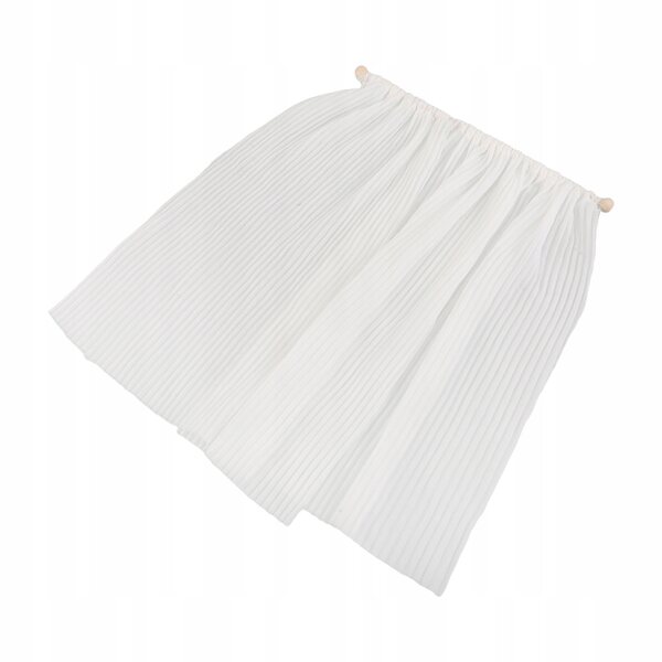 Mini tende bianche in tulle per piccole finestre della tua mini casa 1:12