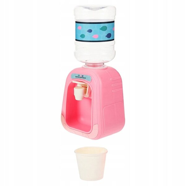 Mini Distributore d'Acqua Giocattolo per Casa delle Bambole in Plastica Multicolore