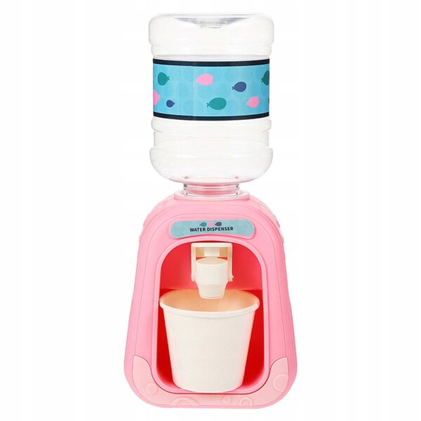 Mini Distributore d'Acqua Giocattolo per Casa delle Bambole in Plastica Multicolore