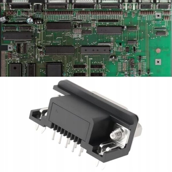 Set 4 Gniazda D-Sub 9 Pin per Commodore Amiga 500 1200 4000 in Metallo