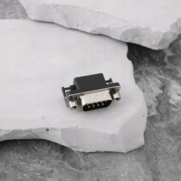 Set 4 Gniazda D-Sub 9 Pin per Commodore Amiga 500 1200 4000 in Metallo