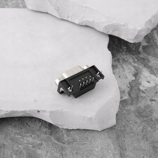 Set 4 Gniazda D-Sub 9 Pin per Commodore Amiga 500 1200 4000 in Metallo
