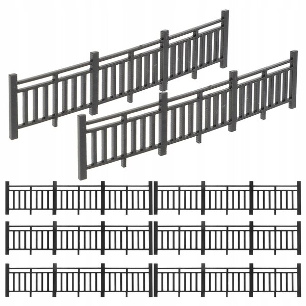 Lot de 8 clôtures miniatures pour jardins et décorations DIY en ABS