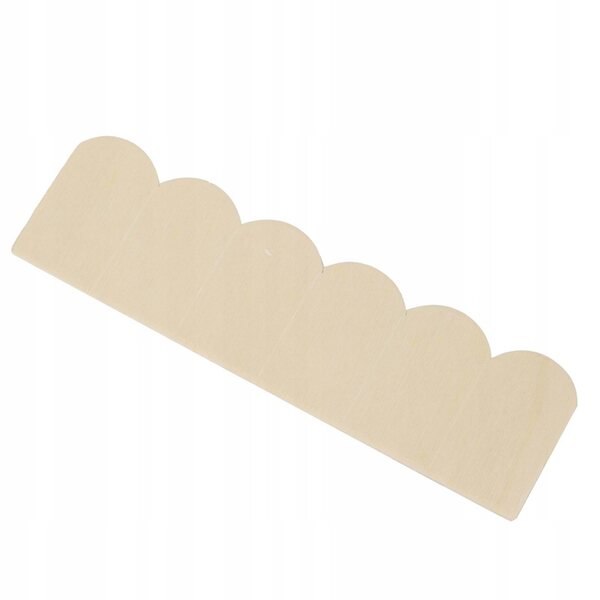 Mini Tegole in Legno per Casa delle Bambole 1:12 - Set 12 Pezzi Burlywood