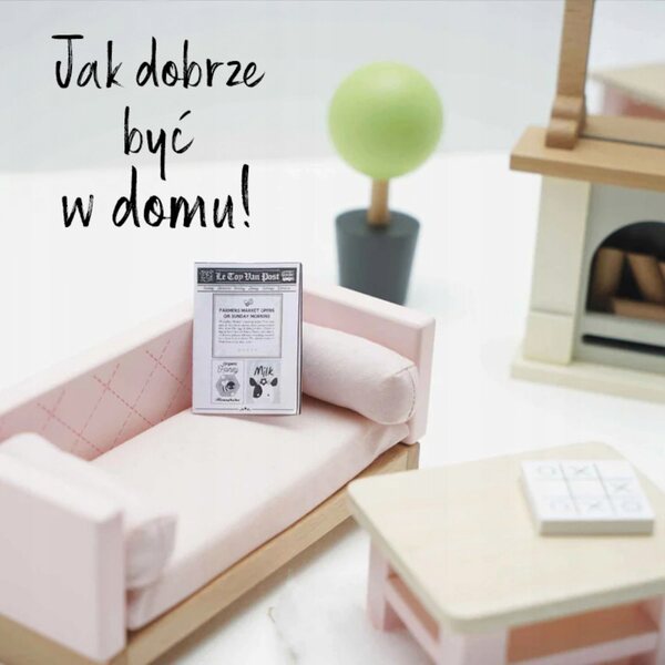Daisylane Holz-Wohnzimmermöbel-Set Le Toy Van mit 17 Teilen für Puppenhaus