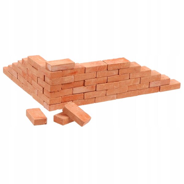 50 Stück Miniatur-Tonsteine für Modellbau und kreative Projekte