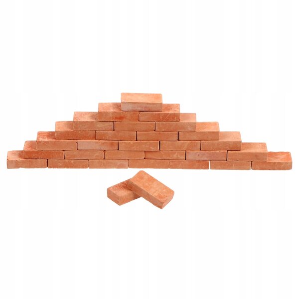 50 Stück Miniatur-Tonsteine für Modellbau und kreative Projekte
