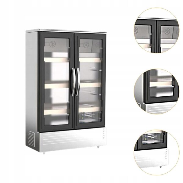 Mini frigorifero per casa delle bambole in scala 1/6 e 1/12, accessorio realistico