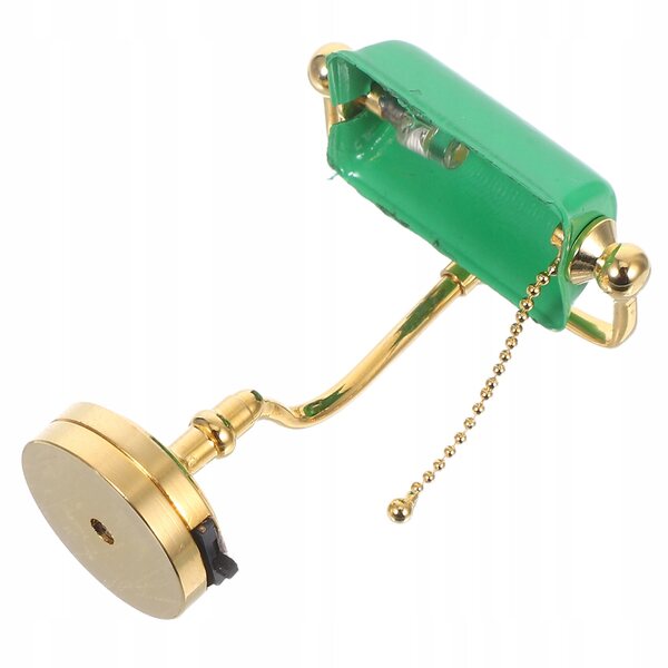 Lampada vintage miniatura per casa delle bambole, dettaglio autentico e design elegante