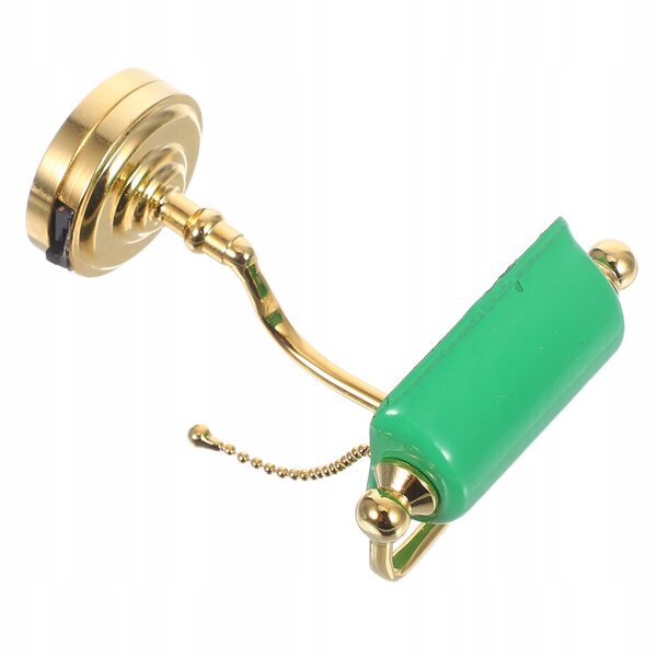 Lampada vintage miniatura per casa delle bambole, dettaglio autentico e design elegante