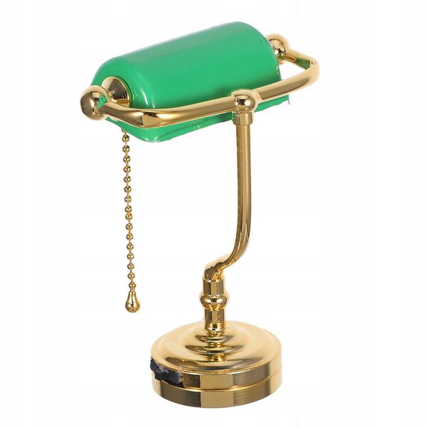 Lampada vintage miniatura per casa delle bambole, dettaglio autentico e design elegante