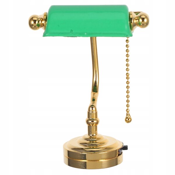 Lampada vintage miniatura per casa delle bambole, dettaglio autentico e design elegante