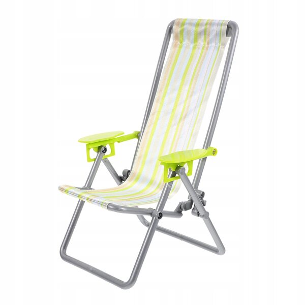 Mini Modello Sedia Lettino da Spiaggia Pieghevole per Casa delle Bambole