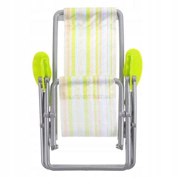 Mini Modello Sedia Lettino da Spiaggia Pieghevole per Casa delle Bambole