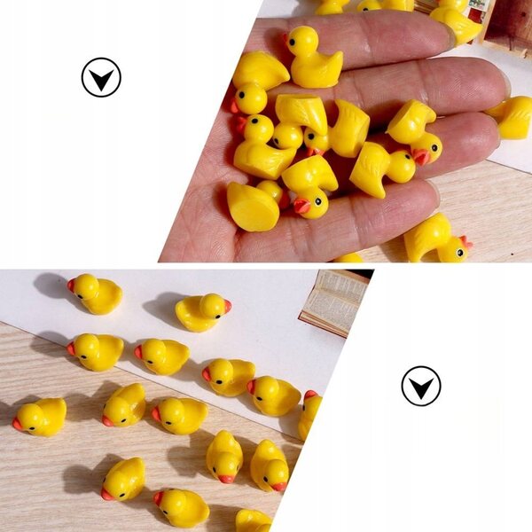 Mini Kaczuszki in Resina Gialla 100 Pezzi – Decorazione Interni ed Esterni