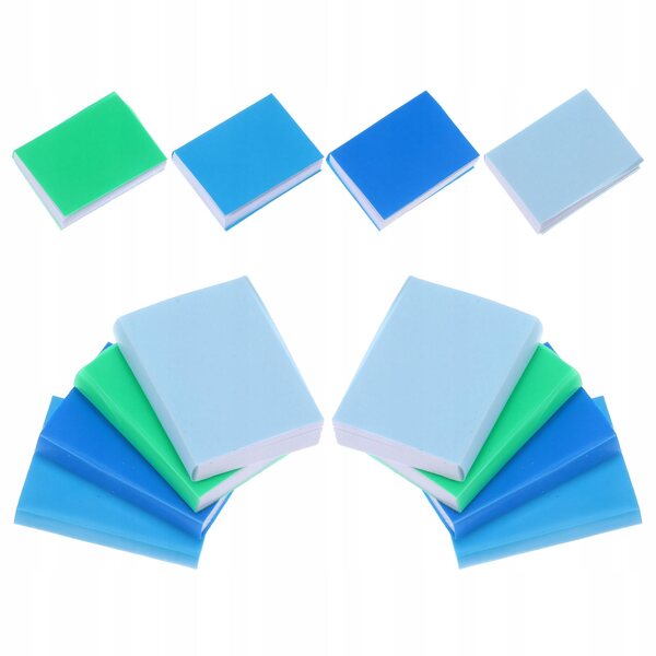 Lot de 12 mini livres vides pour maisons de poupées - Décorations en papier coloré