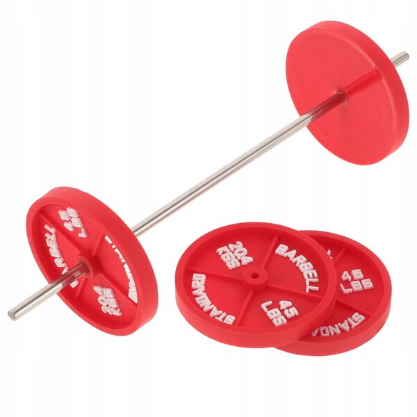 Miniatur-Rothantel – Schreibtischdekoration und Fitnessstudio-Modell 15,5 cm