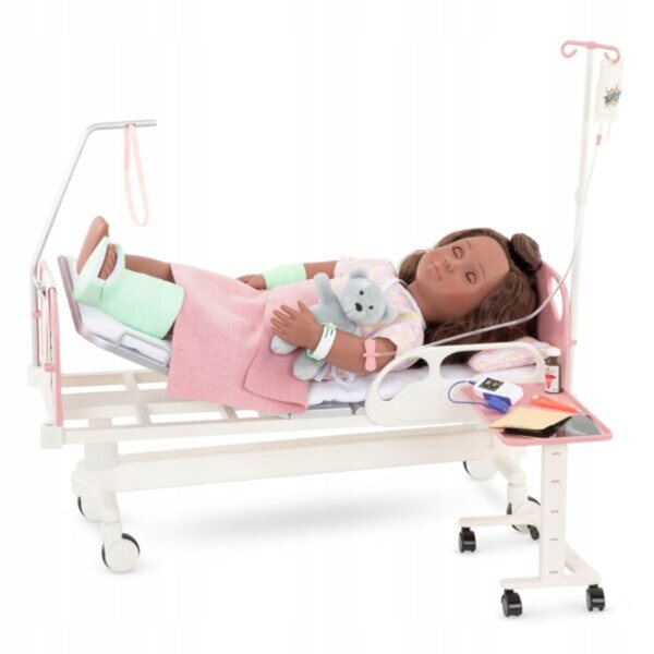 Our Generation: ŁÓŻKO SZPITALNE z akcesoriami – OG Get Well BED 35184