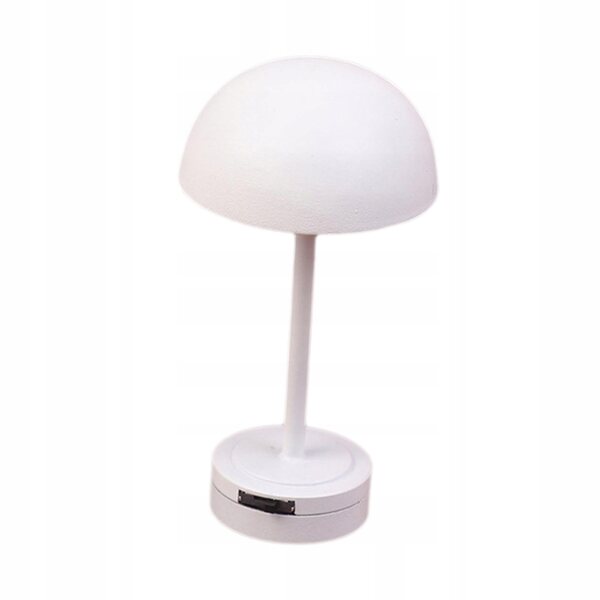 Lampa in metallo per casa delle bambole 1/12 stile moderno bianco miniatura