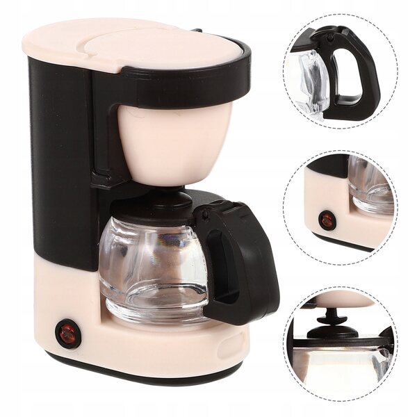 Mini Espresso per Bambini in Plastica Leggera e Resistente, Perfetto per Case delle Bambole
