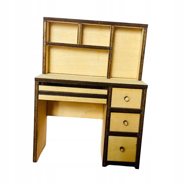 Mini Tavolo per Bambole in Legno 1:12 Mobili per Casa delle Bambole Decorativo