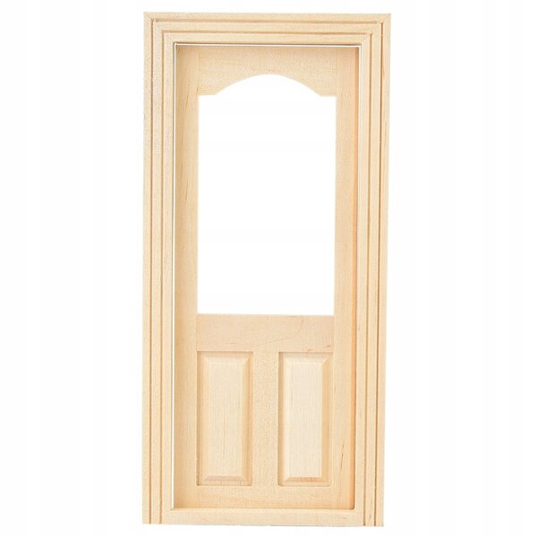 1:12 Doll House Mini drewniane meble do drzwi DIY