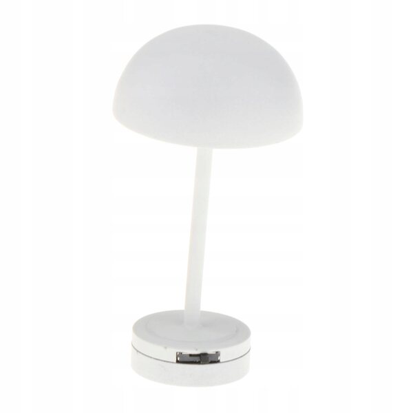 Lampa da tavolo miniatura 1:12 per casa delle bambole con paralume bianco