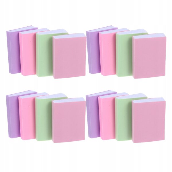 Set 16 Mini Libri Colorati per Casa delle Bambole con Pagine Mobili in Carta
