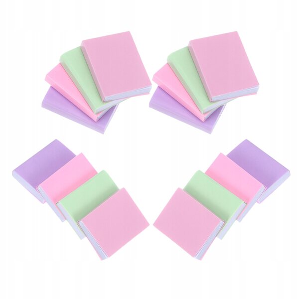 Set 16 Mini Libri Colorati per Casa delle Bambole con Pagine Mobili in Carta