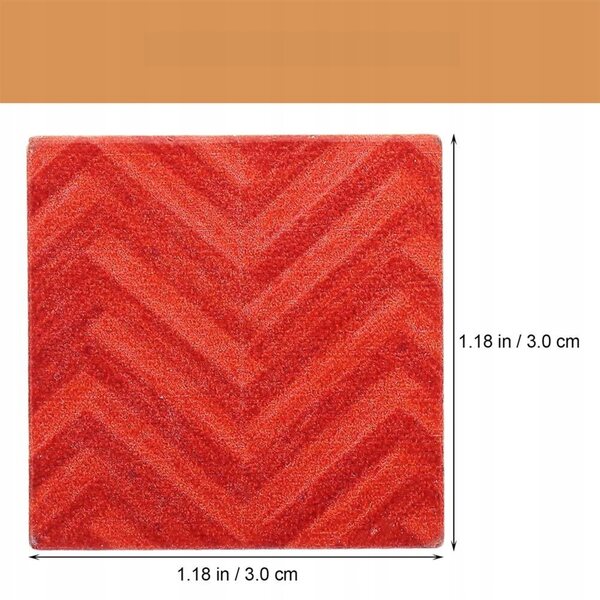 Set 27 Miniute Tavole Rosse in Legno per Decorare Casa delle Bambole
