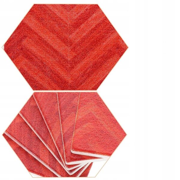 Set 27 Miniute Tavole Rosse in Legno per Decorare Casa delle Bambole