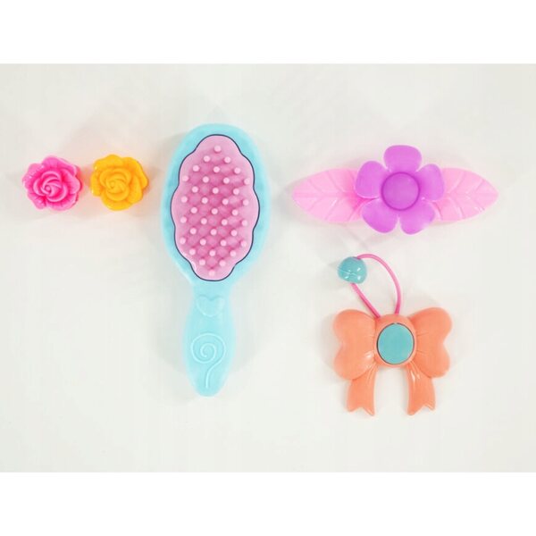 Toaletka per bambine con luce e suoni, set accessori per gioco creativo