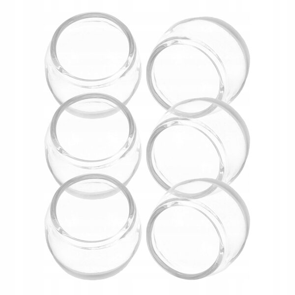 Lot de 6 mini pots en verre transparent pour décorations miniatures 2,4 cm