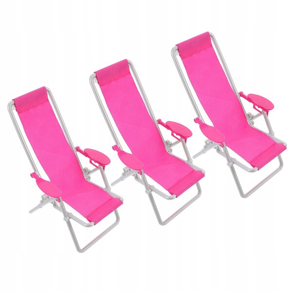 Set 3 Mini Sedie per Bambini in ABS e Tessuto, Decorazione e Gioco
