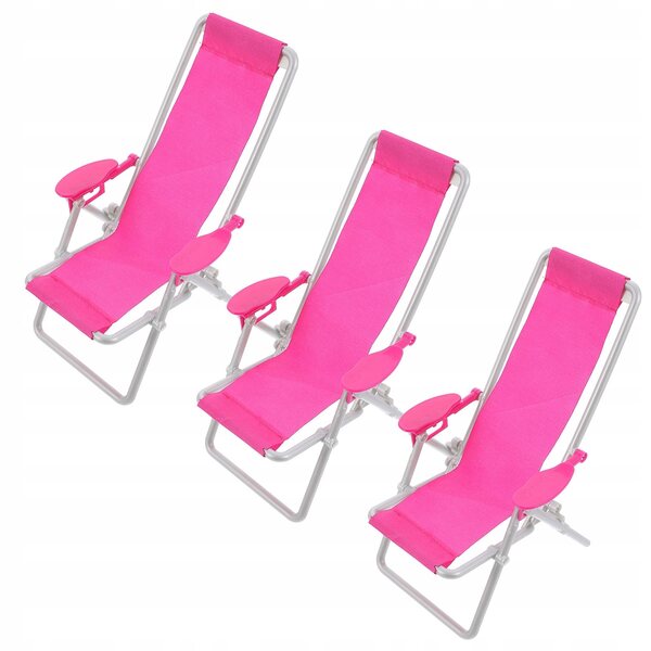 Set 3 Mini Sedie per Bambini in ABS e Tessuto, Decorazione e Gioco
