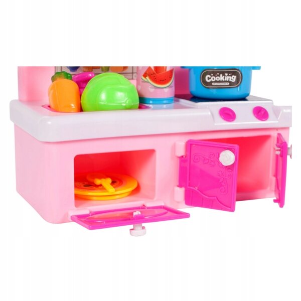 Mini cucina giocattolo per bambine con accessori, giochi di ruolo 3+ anni
