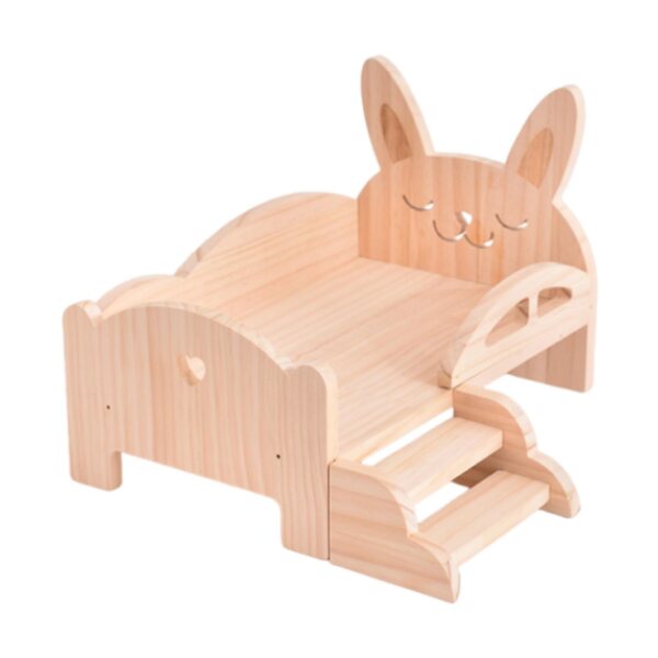 Letto in Legno per Bambole BJD 29x18x12 cm, Decorazione e Gioco Creativo