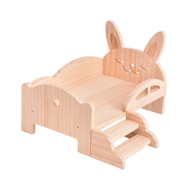 Letto in Legno per Bambole BJD 29x18x12 cm, Decorazione e Gioco Creativo