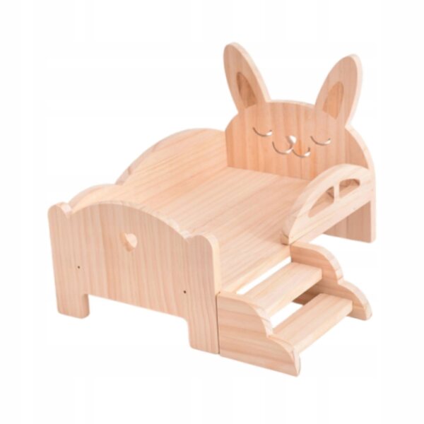 Letto in Legno per Bambole BJD 29x18x12 cm, Decorazione e Gioco Creativo