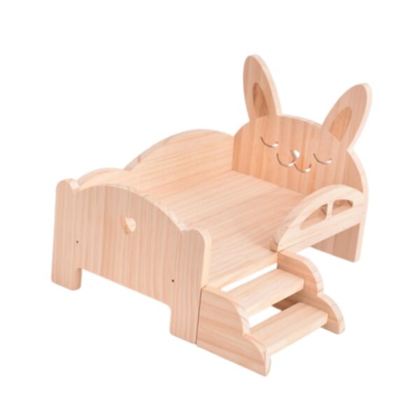Letto in Legno per Bambole BJD 29x18x12 cm, Decorazione e Gioco Creativo
