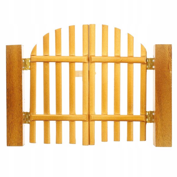 Miniatura Porta in Legno per Casa delle Bambole Decorazione Rustica Realistica